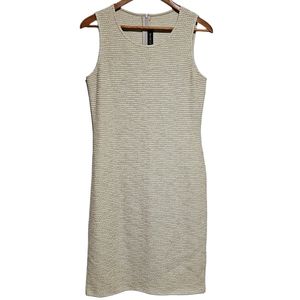 St. John Straight Shift Knit Dress in Neutral Size 8